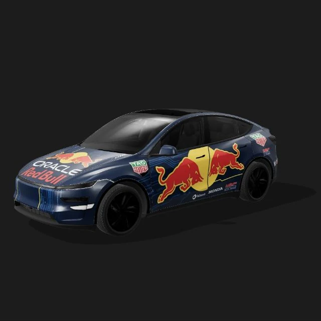 Navy racing stripe wrap