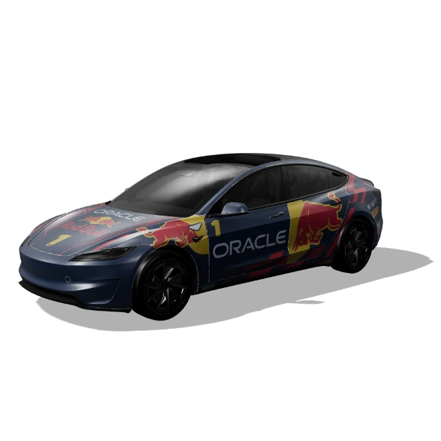 Dark racing livery 1210 — Model 3 (2024+) Performance