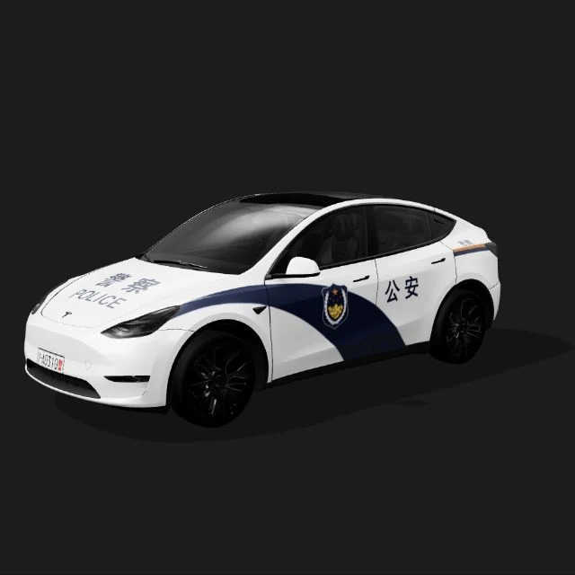White police badge wrap