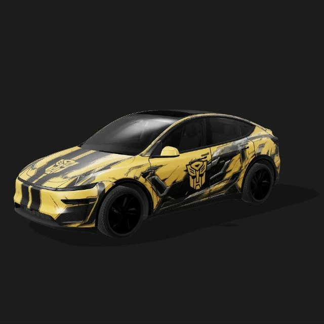 Yellow black mechanical wrap