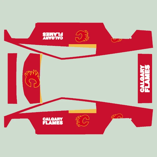 Calgary Flames team livery — Cybertruck