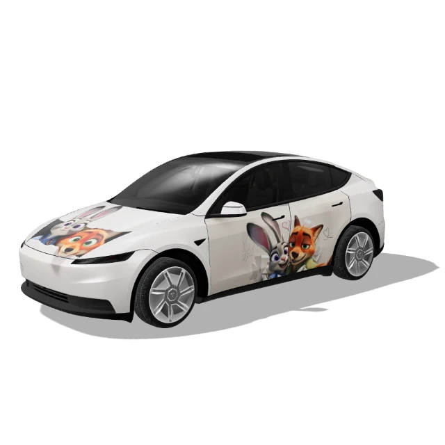 Light creative pattern 76CA — Model Y (2025+) Standard