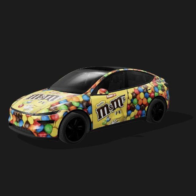 Candy color collage wrap