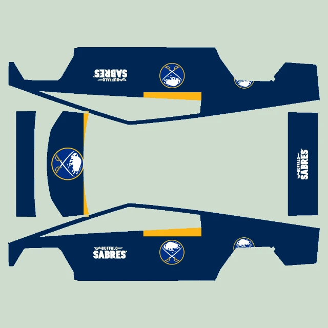 Buffalo Sabres team livery — Cybertruck