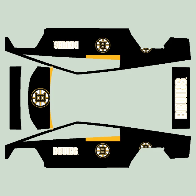 Boston Bruins team livery — Cybertruck