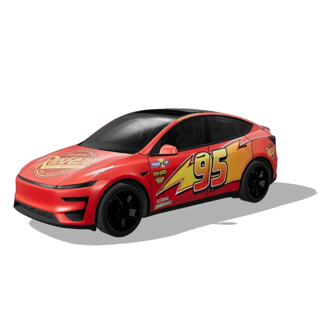 Red character pattern CA33 — Model Y (2025+) Performance