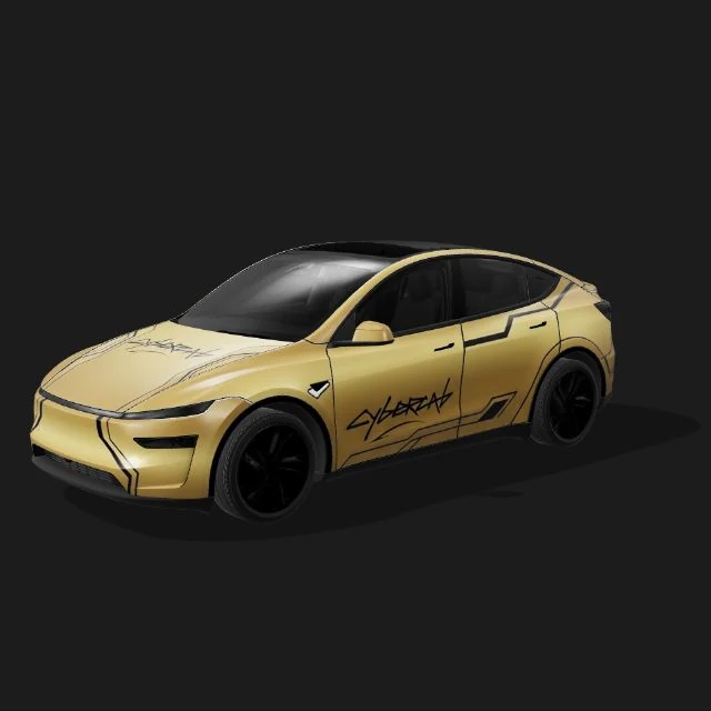 Gold black script wrap
