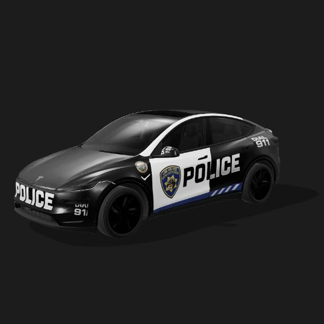 Monochrome patrol badge wrap