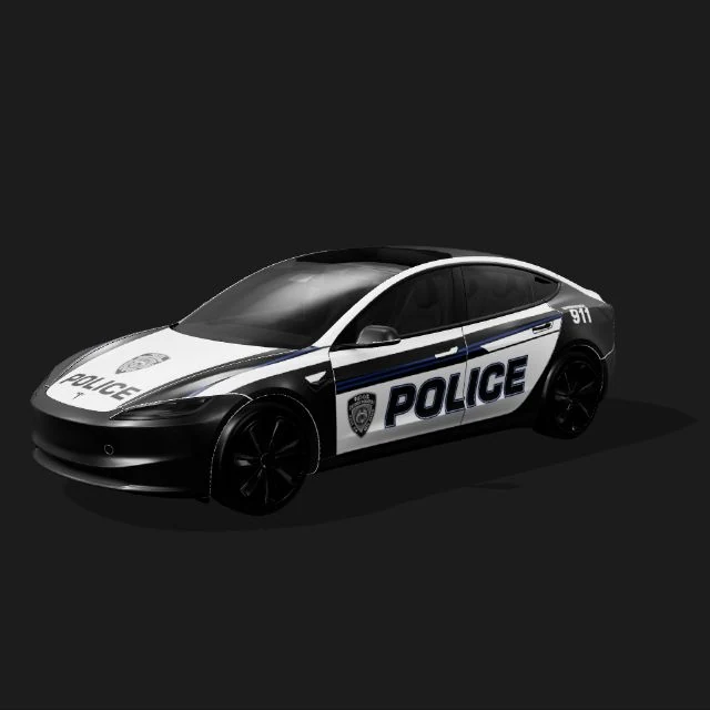 Monochrome police wrap